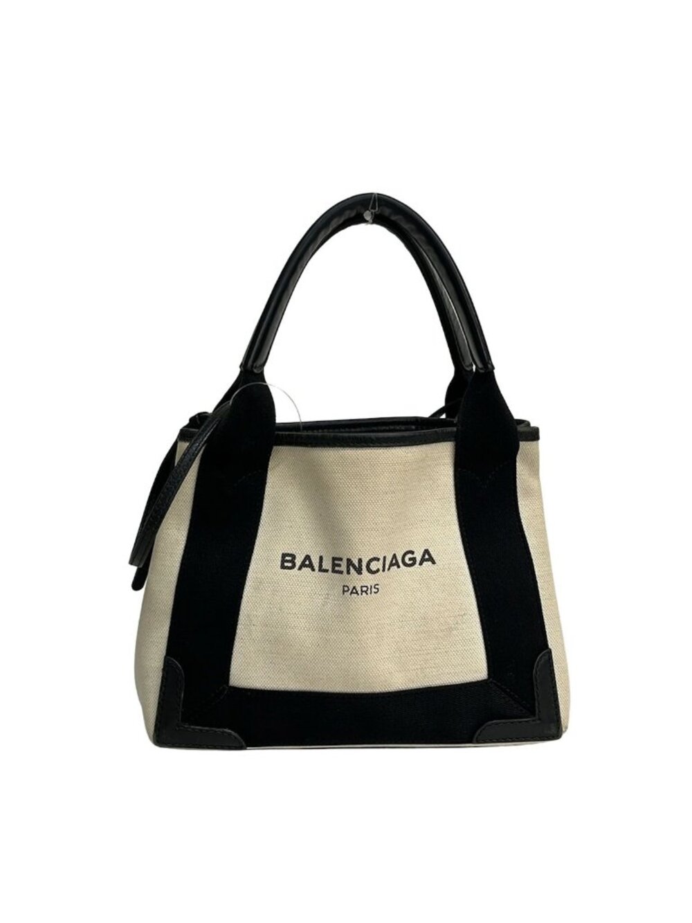 Balenciaga Tote Bag Navy Cabas XS Dark Leather